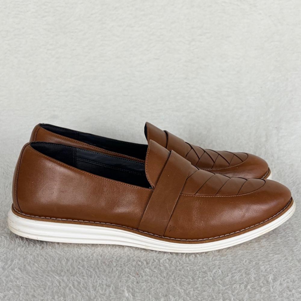 Cole Haan Grand.OS Womens Loafers W15302 British Tan Leather Slip On 11B - Picture 7 of 12